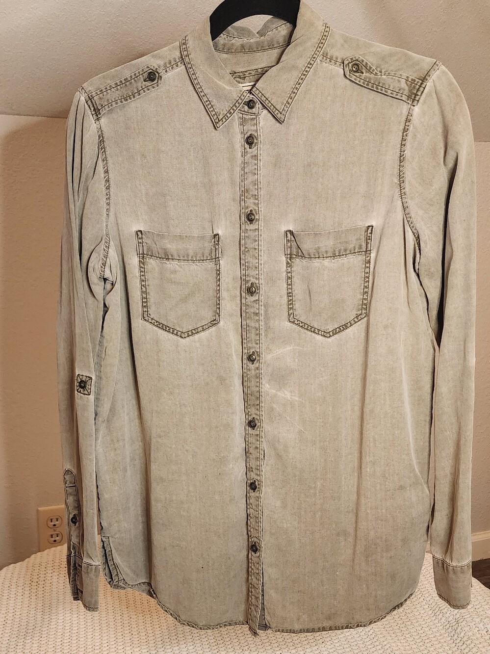 Express Washed Button-Down Shirt